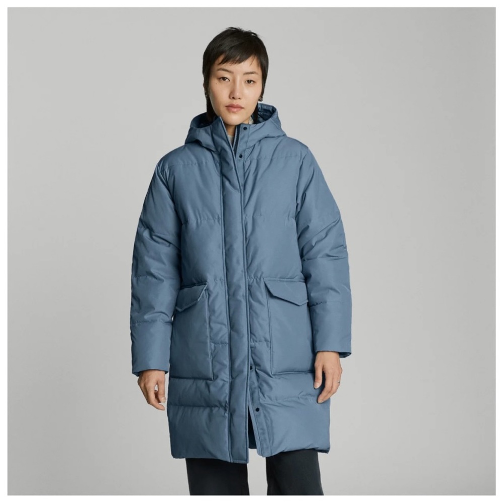 Blue Everlane Renew Puffer
